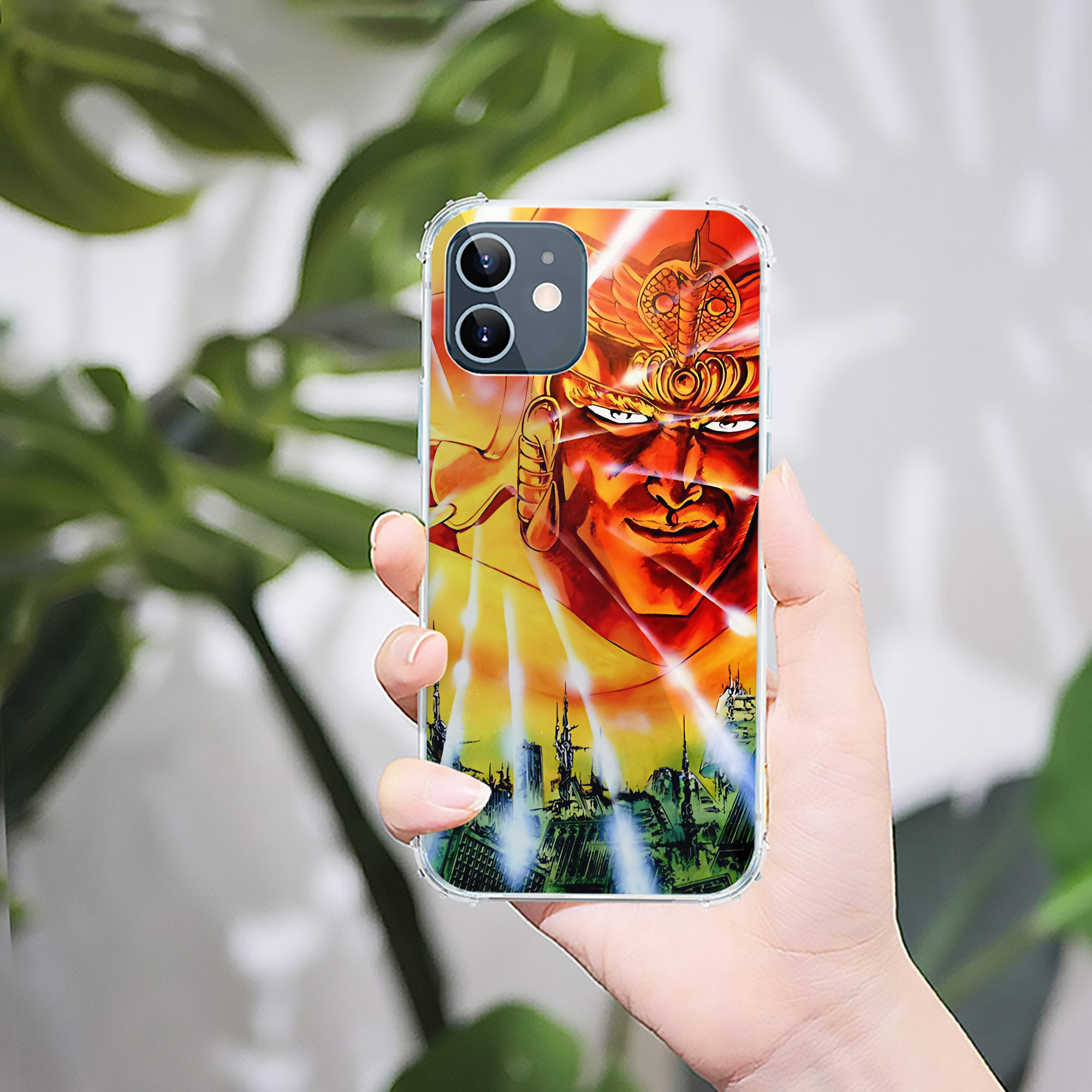 （画像用） 北斗の拳 Fist of the North Star 【iPhone 12シリーズ対応】透明スマホケース（クリアソフトケース）
